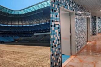Grêmio mostra situação do gramado da Arena e faz limpeza de vestiários