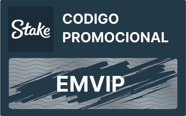 Código Promocional Stake: Use  EMVIP  em Junho 2024