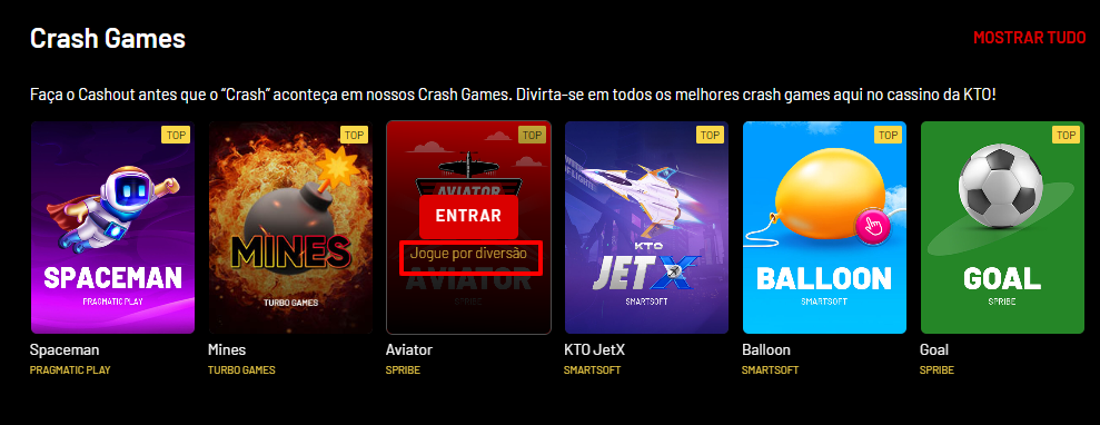 jogar aviator na KTO no modo grátis