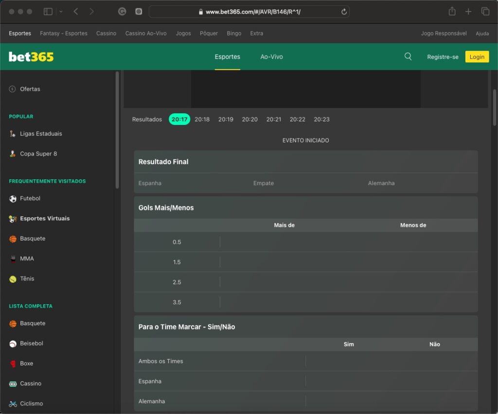 detalhes de como apostar em futebol virtual na bet365