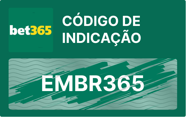 Código de indicação Bet365 Março 2025: EMBR365