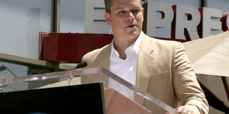 Matt Damon - Créditos depositphotos.com Jean_Nelson