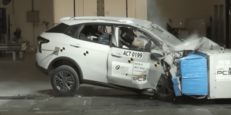 Teste de Colisão - reprodução/Asean NCAP